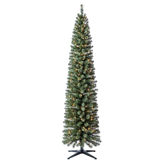 7ft. Pre-Lit Artificial Christmas Tree, Clear Lights by Ashland®